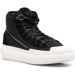 Sneakers alte larghezza A nere taglie comode in tessuto con stringhe adidas Y-3 