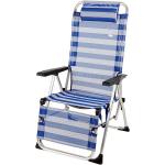 Sedie ergonomiche scontate blu in alluminio con imbottitura 