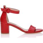 Sandali rossi con cinturino per Donna Albano 