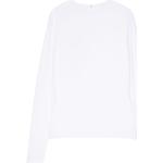 Magliette & T-shirt bianche con scollo tondo manica lunga con scollo rotondo Sportmax 