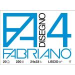 Album da disegno Fabriano F4 220 g/m² 20 24x33 cm ff. lisci riquadrati 05201597