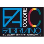 Album da disegno Fabriano FACOLORE 24x33 cm 220 g/m² 25 5 colori 65251524