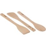 Alessi Pentole e padelle AJM27SET - Set cucchiaio, schiumatoio e spatola in legno, 1 set (3 pezzi)