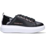 Sneakers larghezza E scontate eleganti nere numero 37 con tacco da 5 cm a 7 cm platform per Donna Alexander Smith 