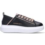 Sneakers larghezza E scontate nere numero 38 con stringhe con tacco da 3 cm a 5 cm platform per Donna Alexander Smith 