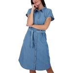 alife & kickin Maeveak DNM A Shirt Dress Abito da Donna in Jeans, per Il Tempo Libero, Estivo, in Diversi Colori, Light Denim Washed, XS