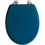 Allibert 1680111 - Sedile WC Boliva con cerniere in acciaio inox, colore: Blu