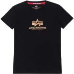 Magliette & T-shirt scontate nere S mezza manica con manica corta per Donna Alpha Industries Inc. Basic 