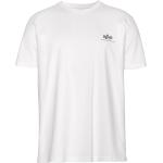 Magliette & T-shirt scontate bianche S a girocollo con scollo rotondo per Uomo Alpha Industries Inc. Basic 
