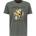 Magliette & T-shirt verdi L di cotone mezza manica con manica corta per Uomo Alpha Industries Inc. Gremlins 