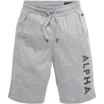 Pantaloni scontati grigi 3 XL taglie comode con elastico per Uomo Alpha Industries Inc. 
