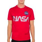 Alpha Industries Nasa Reflective Short Sleeve T-shirt Rosso M Uomo