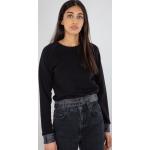 Felpe cropped casual nere 