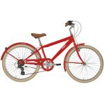 Biciclette rosse 24 pollici per bambini 