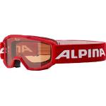 Maschere rosse da sci per bambini Alpina 