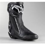 Stivali larghezza E neri in microfibra con supporto caviglia moto per Uomo Alpinestars Smx 