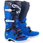 Stivali blu numero 15 moto per Uomo Alpinestars Tech 