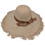 Cappelli di paglia con frange a falda larga per Donna Alviero Martini 