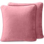 Cuscini rosa 50x50 cm in microfibra sostenibili lavabili in lavatrice per divani 