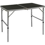 Tavolini grigio scuro in alluminio pieghevoli AMANKA 