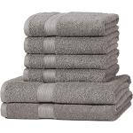 Asciugamani grigi 70x70 di cotone da bagno 