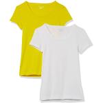 Magliette & T-shirt scontate casual giallo limone XL con scollo tondo mezza manica con scollo rotondo per Donna 