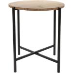 Tavolini moderni neri di legno diametro 45 cm Ambiance 