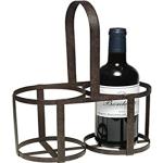 Portabottiglie marroni in ferro vino Ambiente 