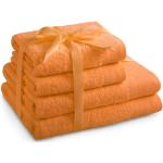 Asciugamani arancioni 30x50 di cotone 10 pezzi da bagno 
