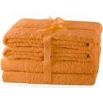 Asciugamani arancioni 30x50 di cotone 10 pezzi da bagno 