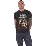 Amon Amarth T Shirt Berzerker Band Logo Nuovo Ufficiale Uomo Nero Size M