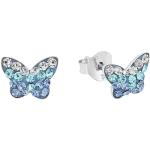 Orecchini azzurri con farfalla per bambini Amor 