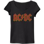 Amplified - ACDC Logo, T-shirt da donna, Grey (Charcoal), X-Small