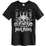 Amplified Unisex Adult Dancing Skulls Black Sabbath T-Shirt