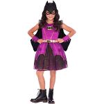 Costume da supereroe classico viola per bambina Batgirl (Età: 10-12 anni)