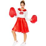 Amscan - Costume Grease Cheerleader, Sandy Rydell, Pink Lady, anni '50, Carnevale