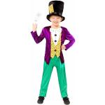 amscan 9916189 - Costume da Giornata Mondiale del Libro per bambini con licenza ufficiale Roald Dahl Willy Wonka Età: 4-6 anni