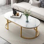 Tavolini moderni dorati in marmo per 1 persona 