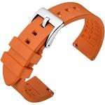 Cinturini orologi arancioni di gomma per Uomo con cinturino in caucciù 