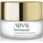Creme 50 ml per pelle sensibile schiarenti antimacchie da notte per viso Arval 