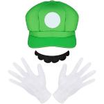 Costumi bianchi traspiranti da cartoni animati per Uomo Super Mario Mario 