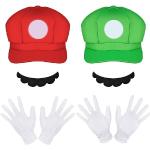 Costumi traspiranti da cartoni animati per Uomo Super Mario Mario 
