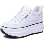 Sneakers larghezza E casual bianche numero 34 platform per Donna 