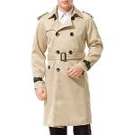 Cappotti con cintura  militari kaki S lavabili in lavatrice per l'autunno per Uomo 