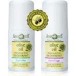 Deodoranti antitranspiranti roll on senza alluminio Bio naturali all'olio d'oliva per Donna 