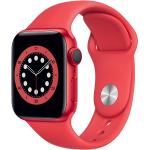 Orologi da polso scontati rossi Taglia unica da nuoto per Donna con connessione Bluetooth con altimetro Apple Watch 