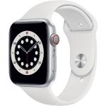 Orologi da polso scontati bianchi Taglia unica da nuoto per Donna con connessione Bluetooth con altimetro Apple Watch 