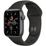 Smartwatches neri in alluminio con connessione WiFi Apple Watch 