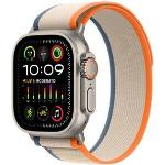 Orologi da polso arancioni in titanio con GPS Apple Watch 