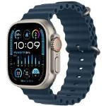Orologi da polso blu in titanio con GPS Apple Watch 